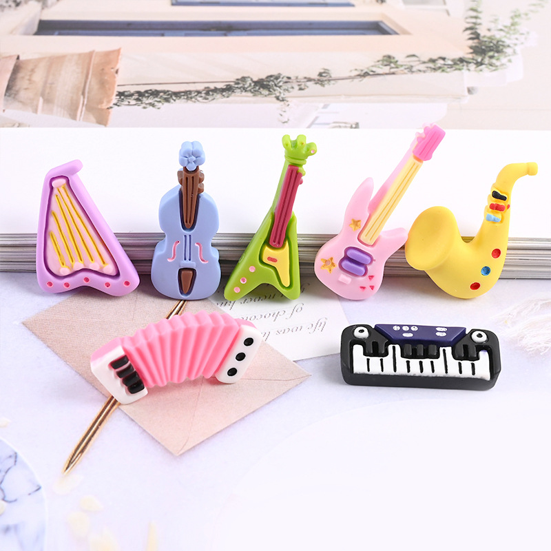 Musical Instrument Craft - 10 шт. мультяшных кавайных миниатюрных музыкальных