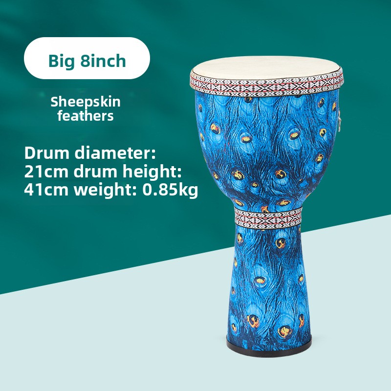 Bongo Drum Set - 8-дюймовый африканский большой ручной барабан с