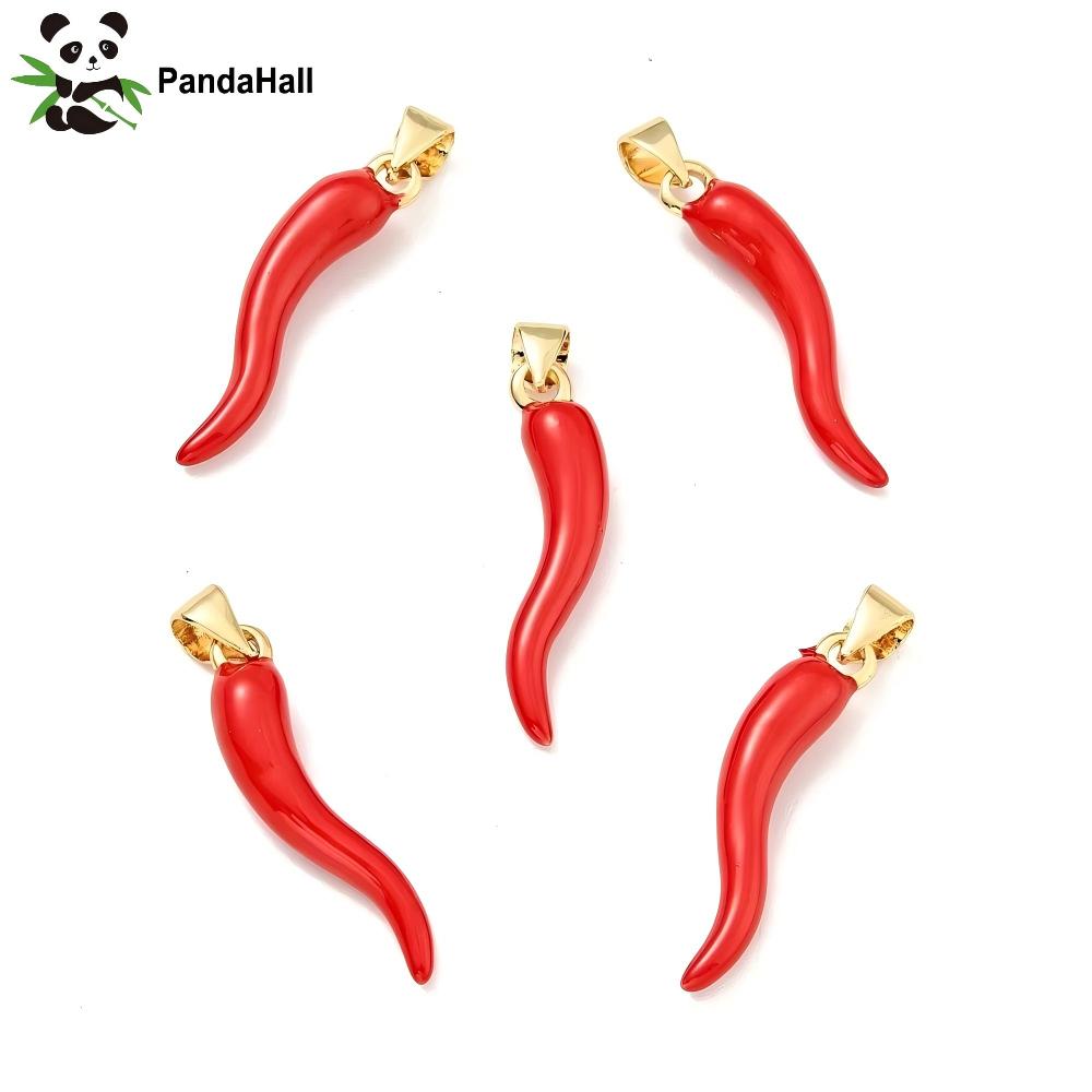 Musical Instrument Trumpet - PandaHall 20 шт. латунных эмалированных подвесок