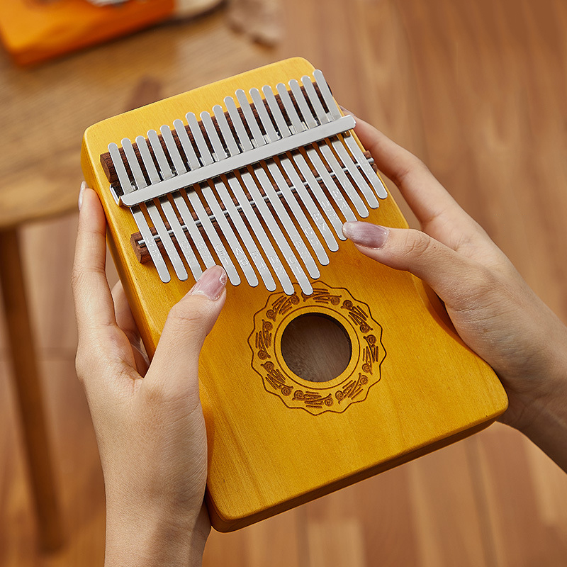 Musical Instrument Kalimba - Калимба Hluru с 17 клавишами, пальчиковое