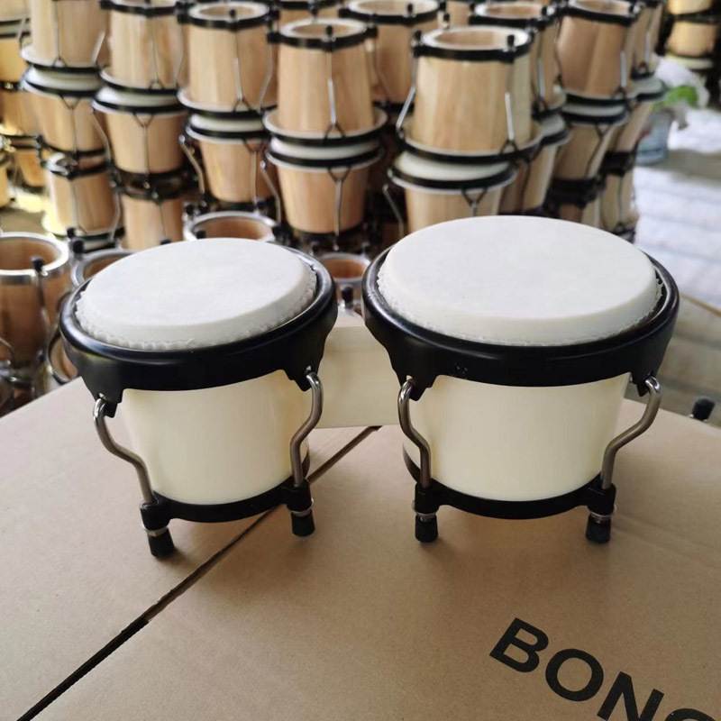 Bongo Drum Set - 4 + 5 дюймов АБС-пластик Бонго-барабан