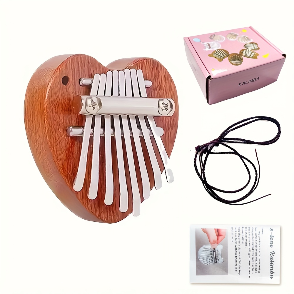 Musical Instrument Kalimba - 8-клавишное мини-деревянное пианино Калимба, высококачественный пианино