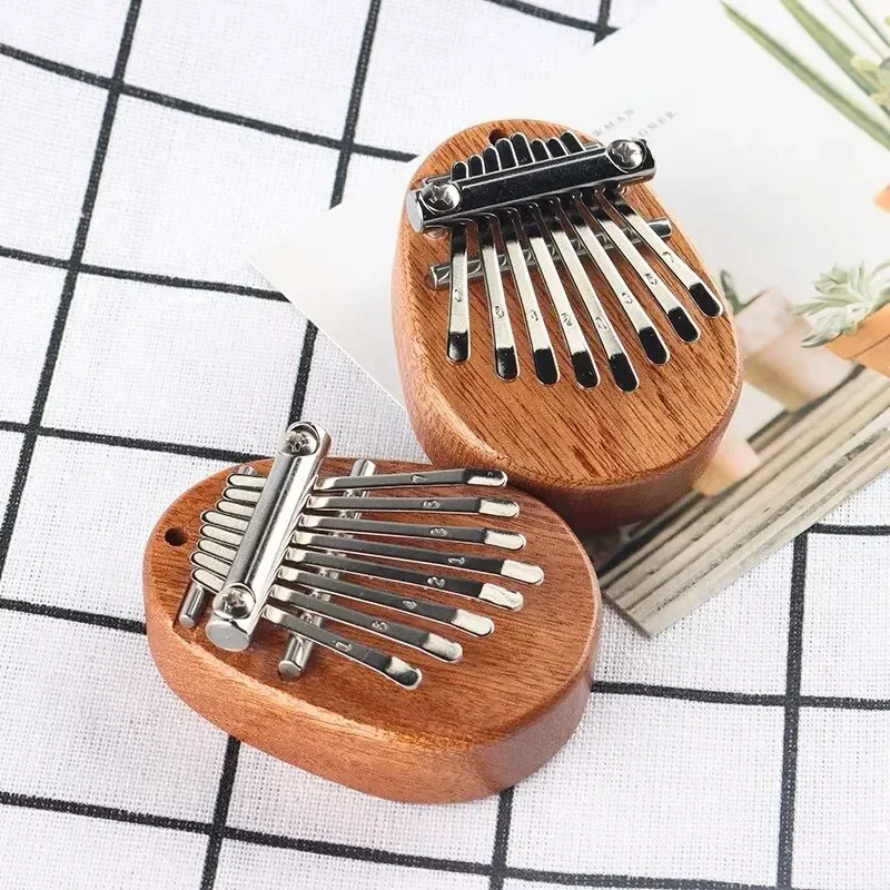 Musical Instrument Kalimba - 1 шт. Деревянная мини-калимба (8 тонов),