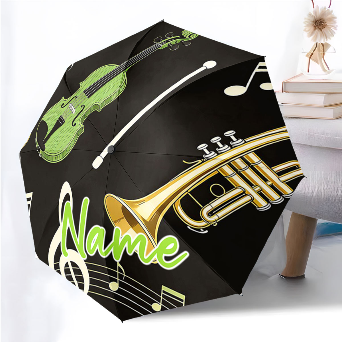 Musical Instrument Name - Зонт с уникальным принтом в виде