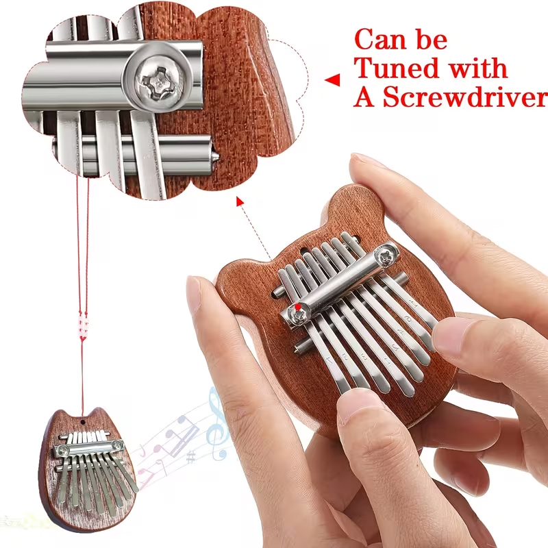 8-клавишная мини-калимба (паль – обзор и цена Musical Instrument Kalimba