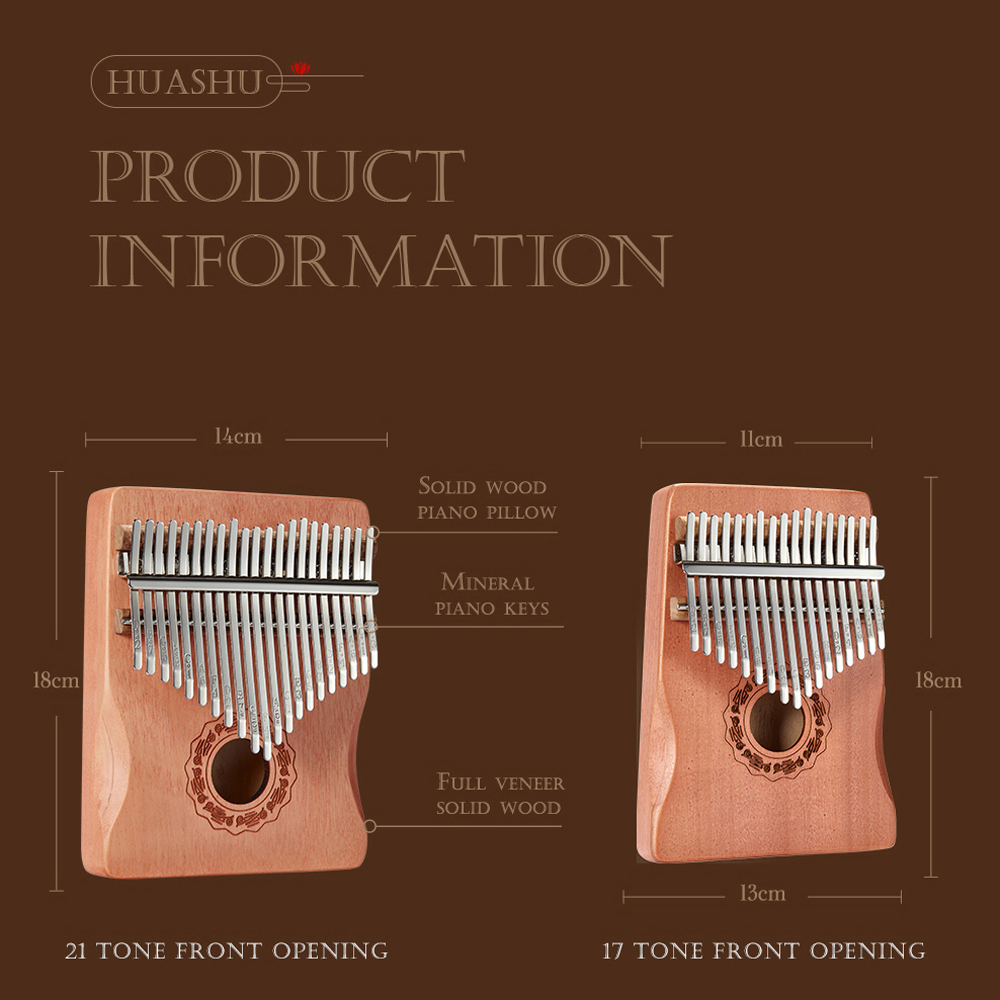 Калимба Hluru с 17 клавишами,  – обзор и цена Musical Instrument Kalimba
