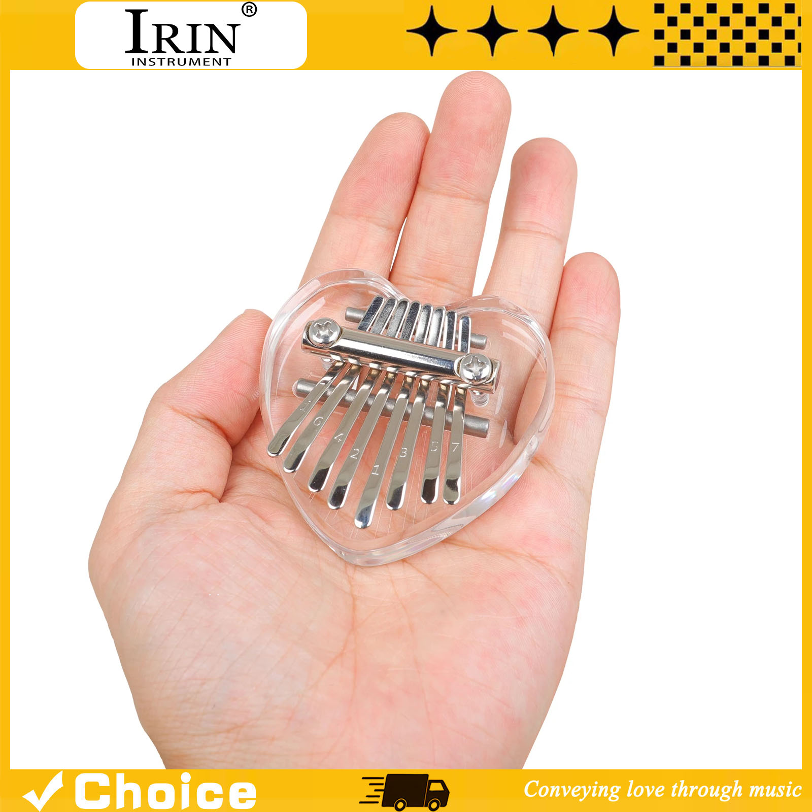 8-клавишная мини-калимба, акри – обзор и цена Musical Instrument Kalimba