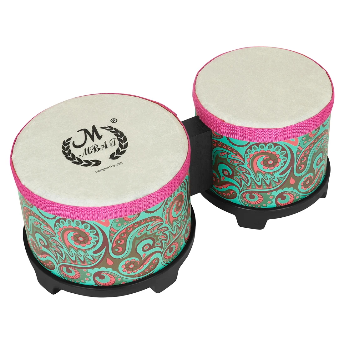 Бонго-барабаны M MBAT, 5-дюймо – обзор и цена Bongo Drum Set