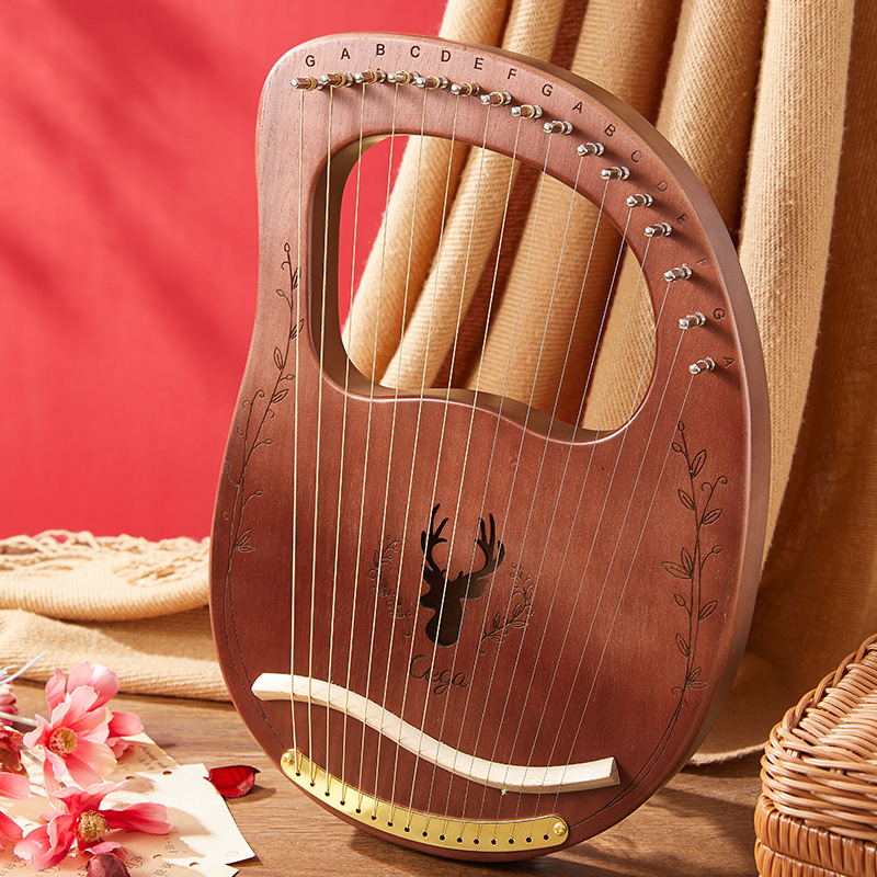 16-струнная лира-арфа из красн – обзор и цена Musical Instrument Harp