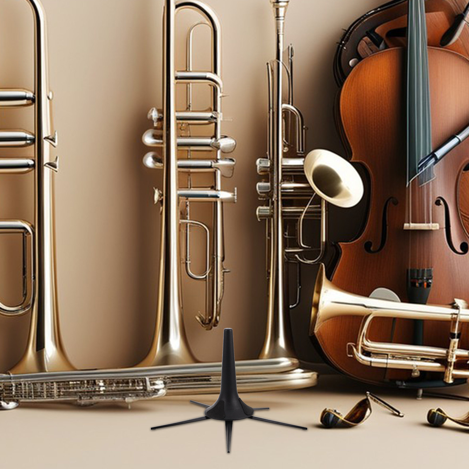 Портативная складная подставка – обзор и цена Musical Instrument Trumpet