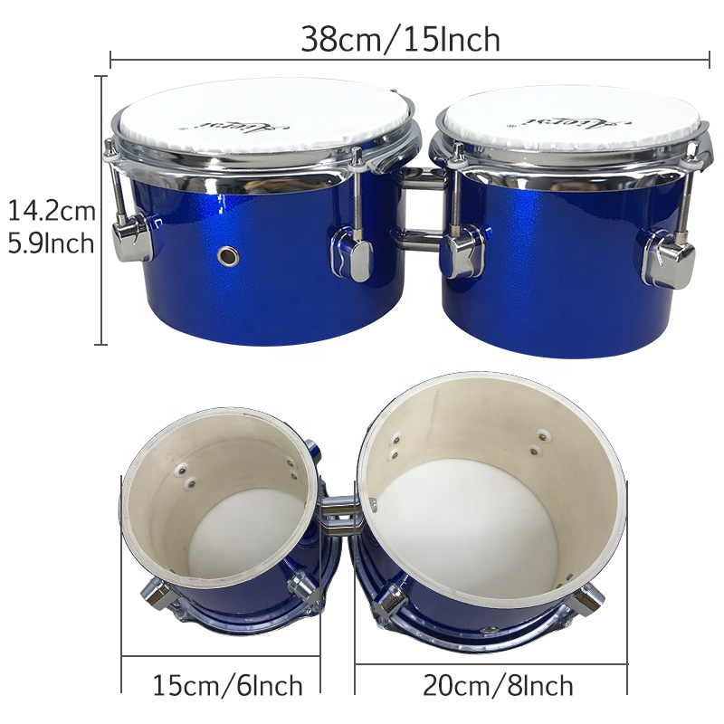 Синие барабаны бонго из кленов – обзор и цена Bongo Drum Set