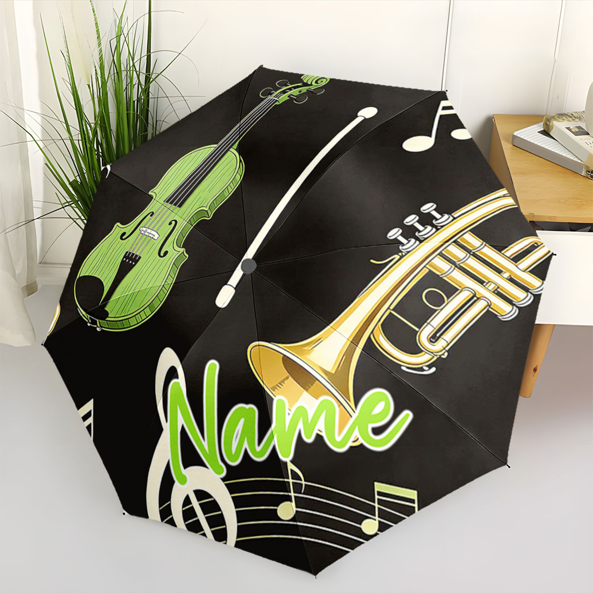 Зонт с уникальным принтом в ви – обзор и цена Musical Instrument Name